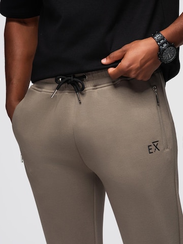 Ombre Tapered Broek 'Eximio' in Bruin