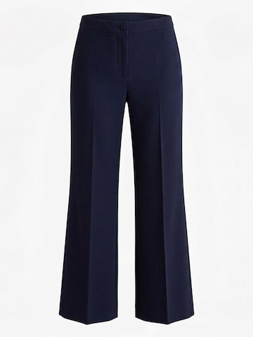 Il Lanificio Wide leg Pants in Blue: front