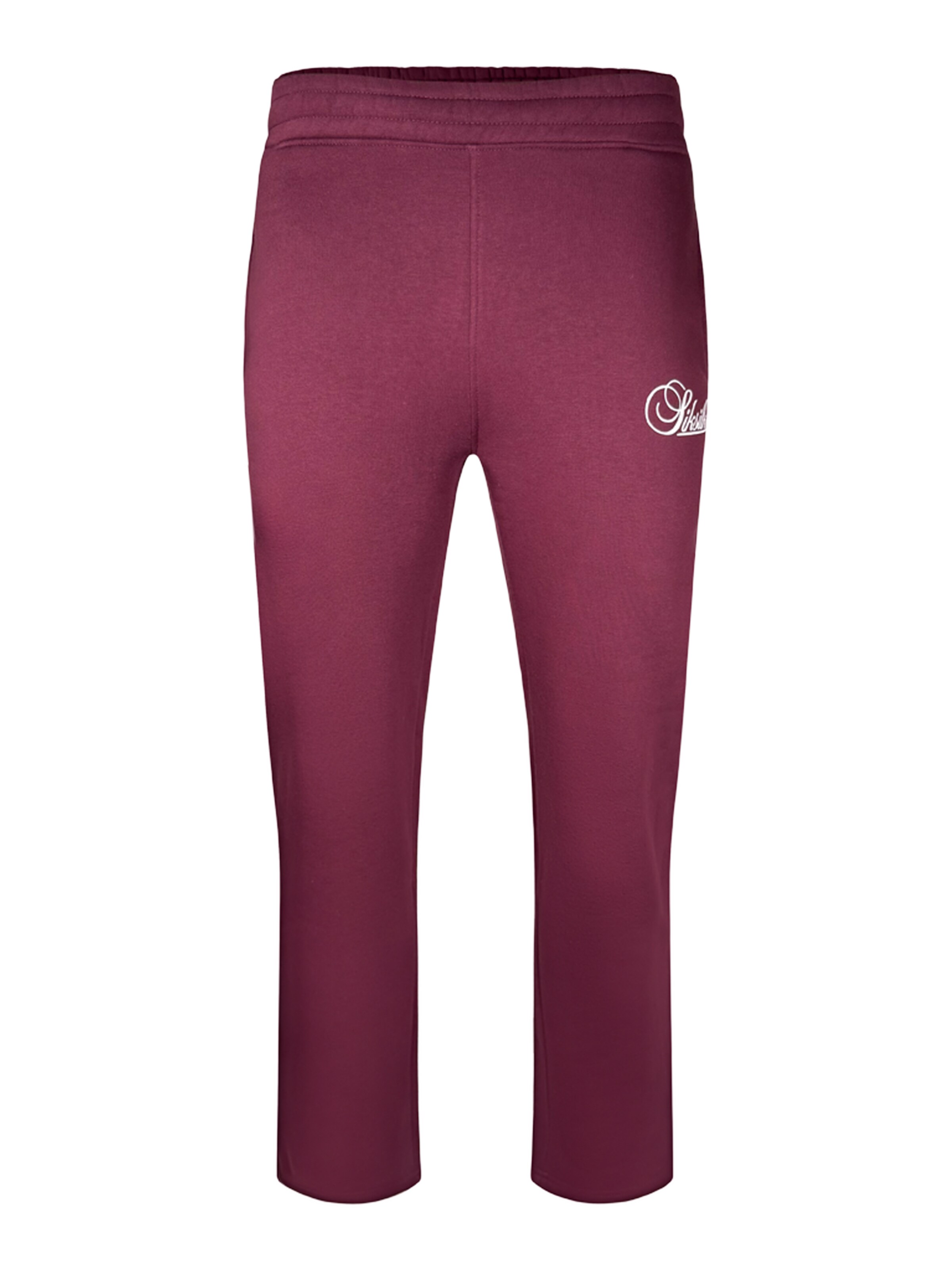 Loosefit Pantalon de sport SikSilk en rouge : devant