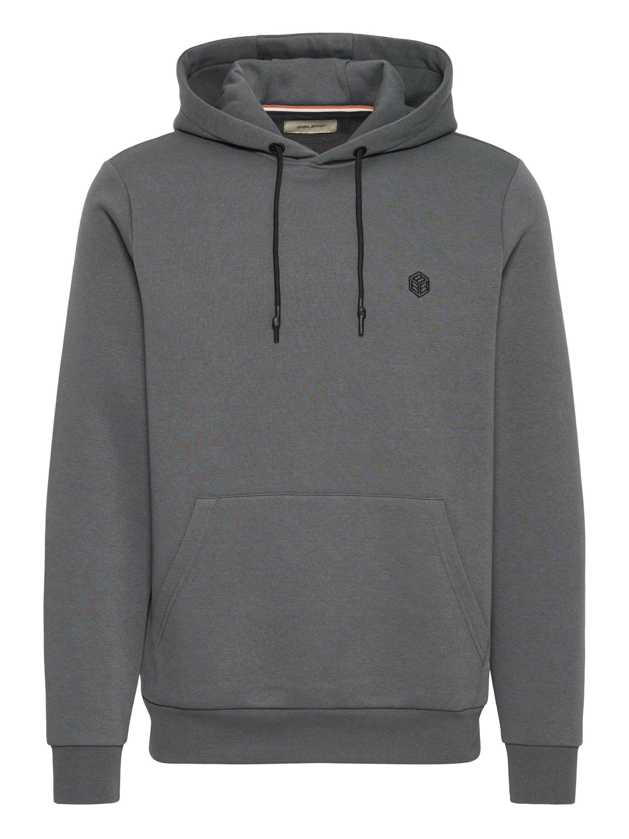 BLEND Hoodie ' BHTobie ' in Grau: Vorderseite