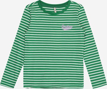 KIDS ONLY Shirt 'WEEKDAY' in Green: front