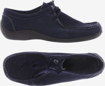 EDDIE BAUER Flats & Loafers in 41 in Blue: front