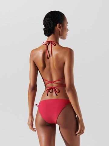 Karl Lagerfeld Triangle Bikini Top 'Rue St-Guillaume' in Red