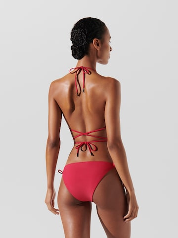 Karl Lagerfeld Kolmio Bikinitoppi 'Rue St-Guillaume' värissä punainen
