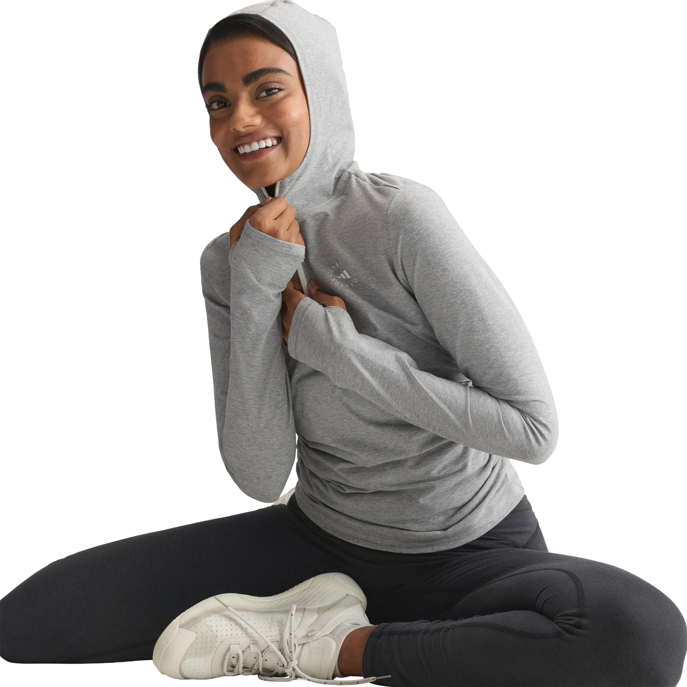 pilka ADIDAS BY STELLA MCCARTNEY Sportiniai marškinėliai 'STD': priekis