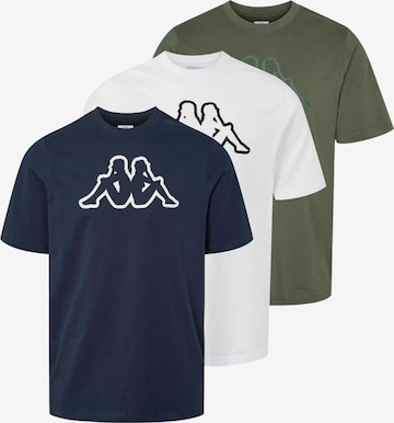 KAPPA Comfort Fit Skjorte ' Logo Cromen ' i grøn: forside