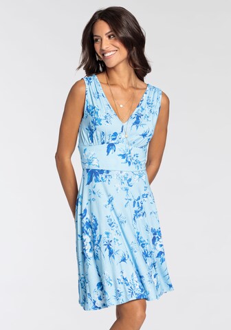 MELROSE Summer Dress in Blue: front