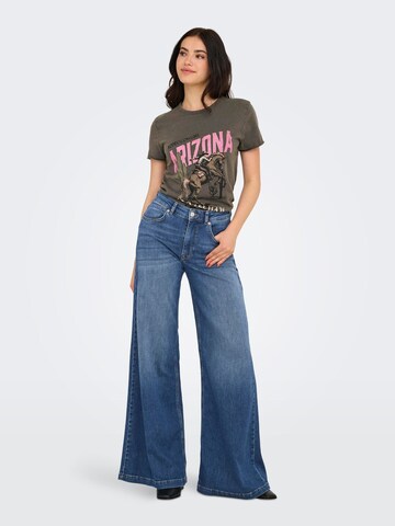 Wide Leg Jean 'ONLCalifornia' ONLY en bleu