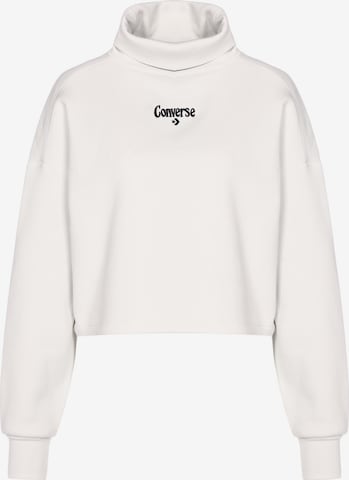 CONVERSE Sweatshirt in Wit: voorkant