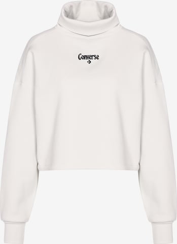 Sweat-shirt CONVERSE en blanc : devant