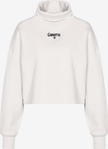 CONVERSE Sweatshirt in White: front