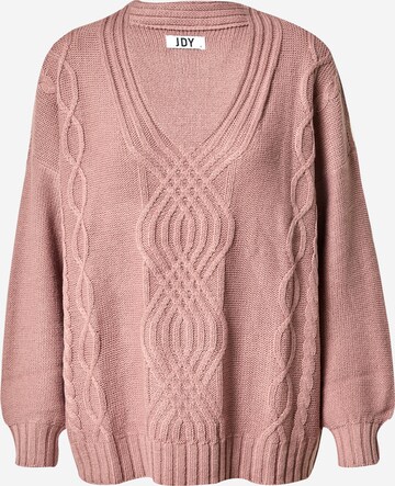 JDY Sweater 'JUSTY' in Pink: front
