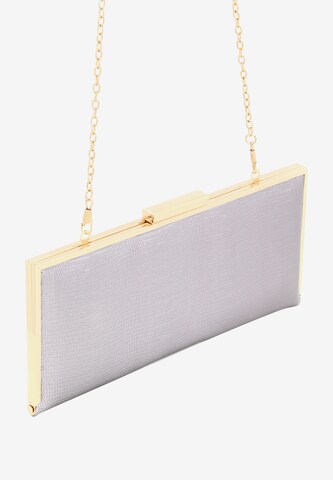 faina Clutch in Silver