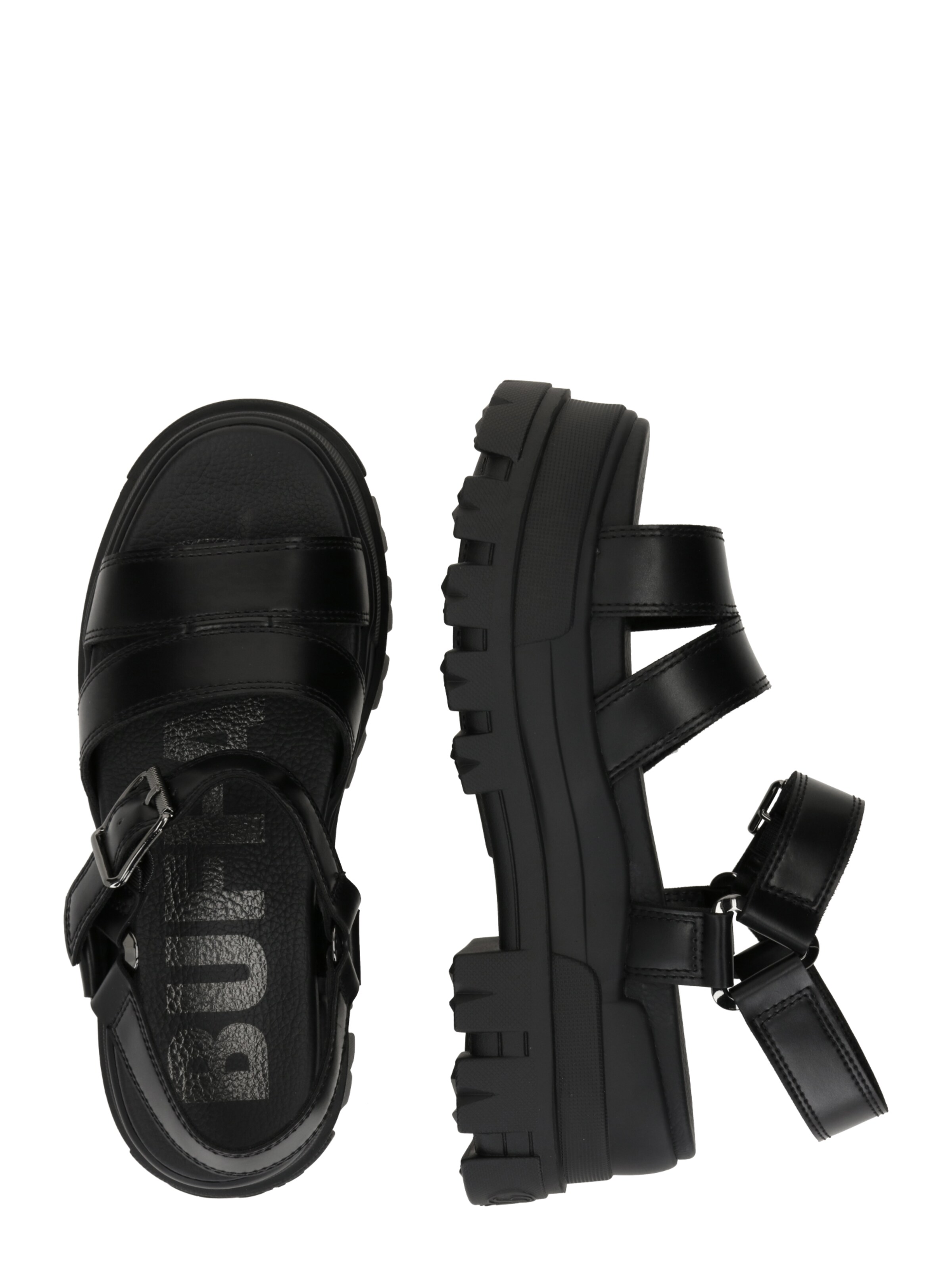 BUFFALO Sandale 'Aspha' in Schwarz