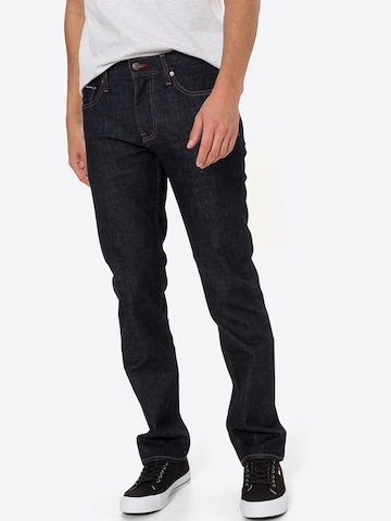 Coupe slim Jean 'Denton' TOMMY HILFIGER en noir : devant