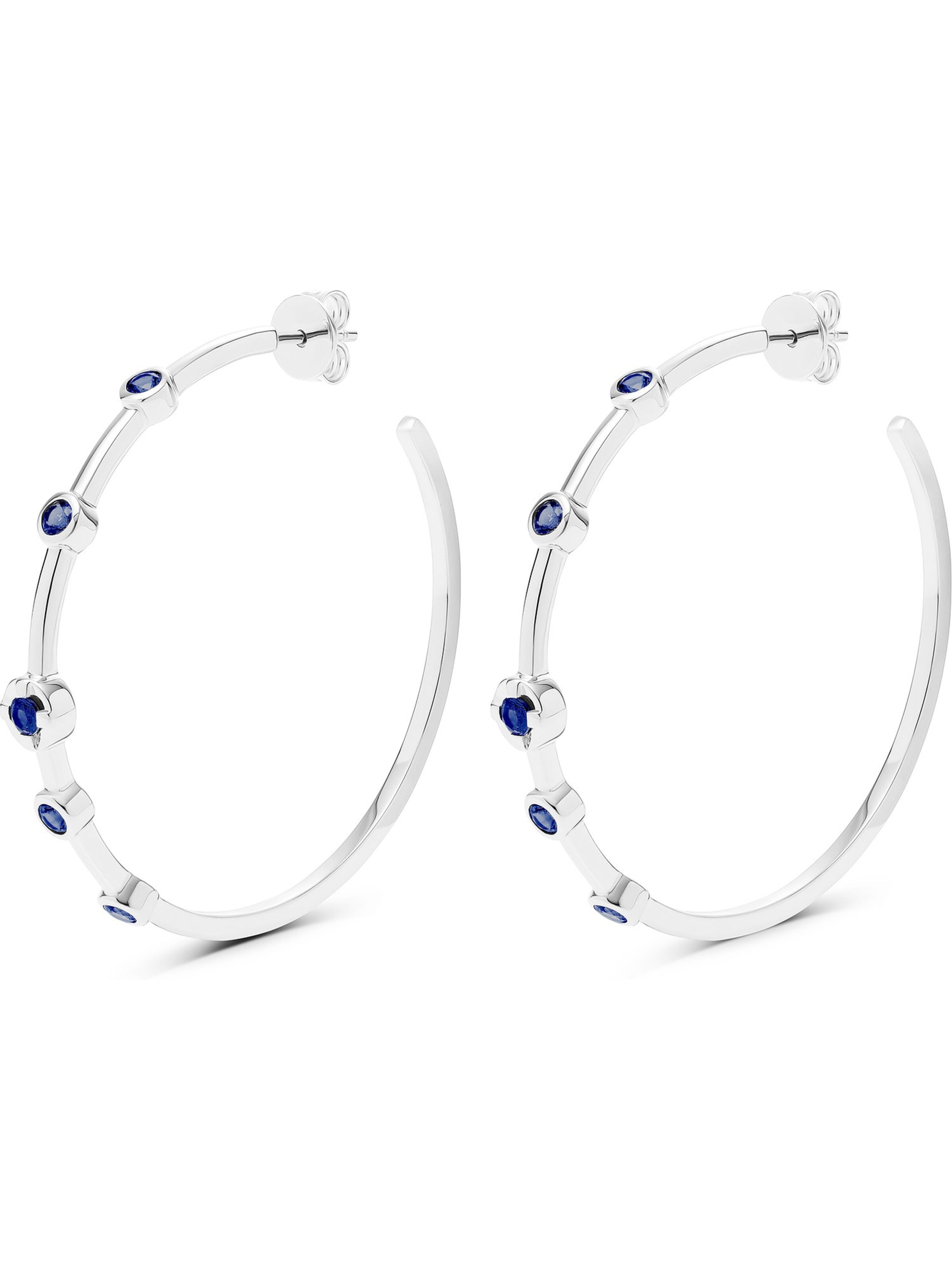 JETTE Earrings in Silver: front