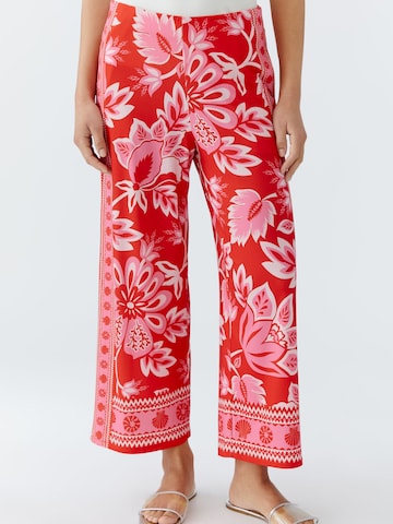 OUI Loosefit Hose in Rot: Vorderseite