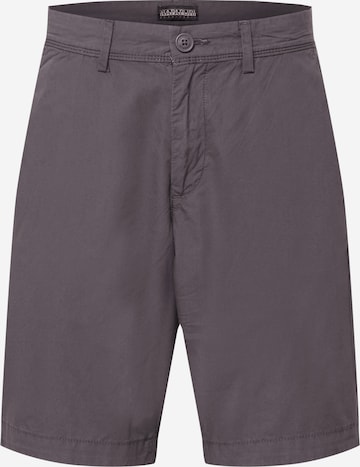 NAPAPIJRI Chino Pants 'NAKURU' in Grey: front