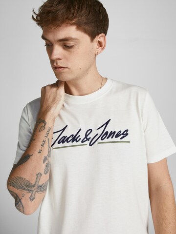 T-Shirt 'Tons Upscale' JACK & JONES en blanc