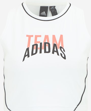 ADIDAS SPORTSWEAR Sports top in White: front