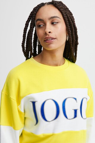 The Jogg Concept Sweatshirt 'JCSAFINE' in Geel