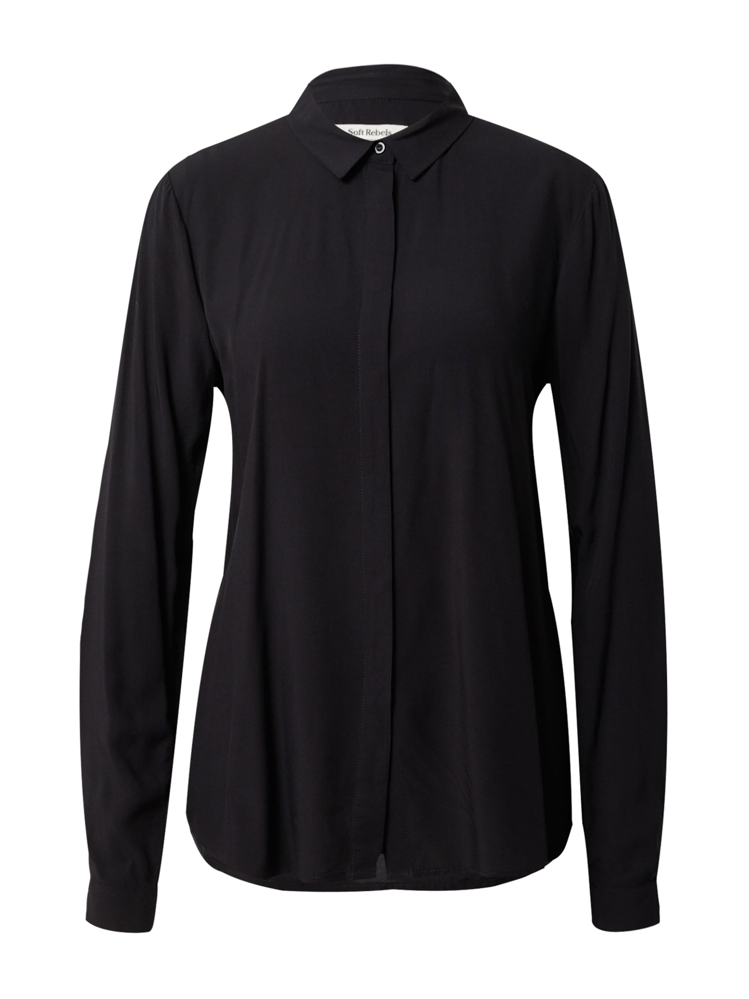 Soft Rebels Blouse 'Freedom' in Black: front