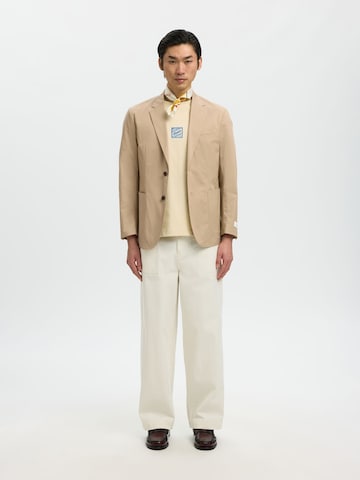 Coupe regular Veste de costume 'Selected x Hotel Amour' SELECTED en marron