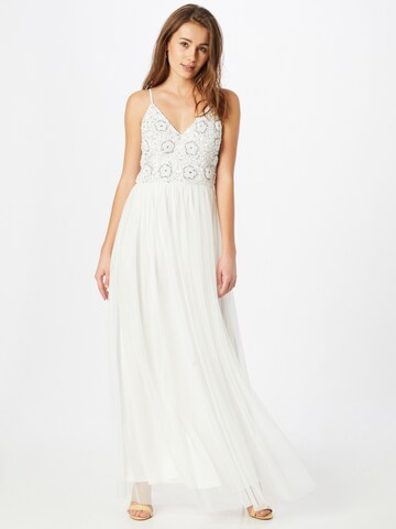 Abito da sera 'Avon' di LACE & BEADS in bianco: frontale