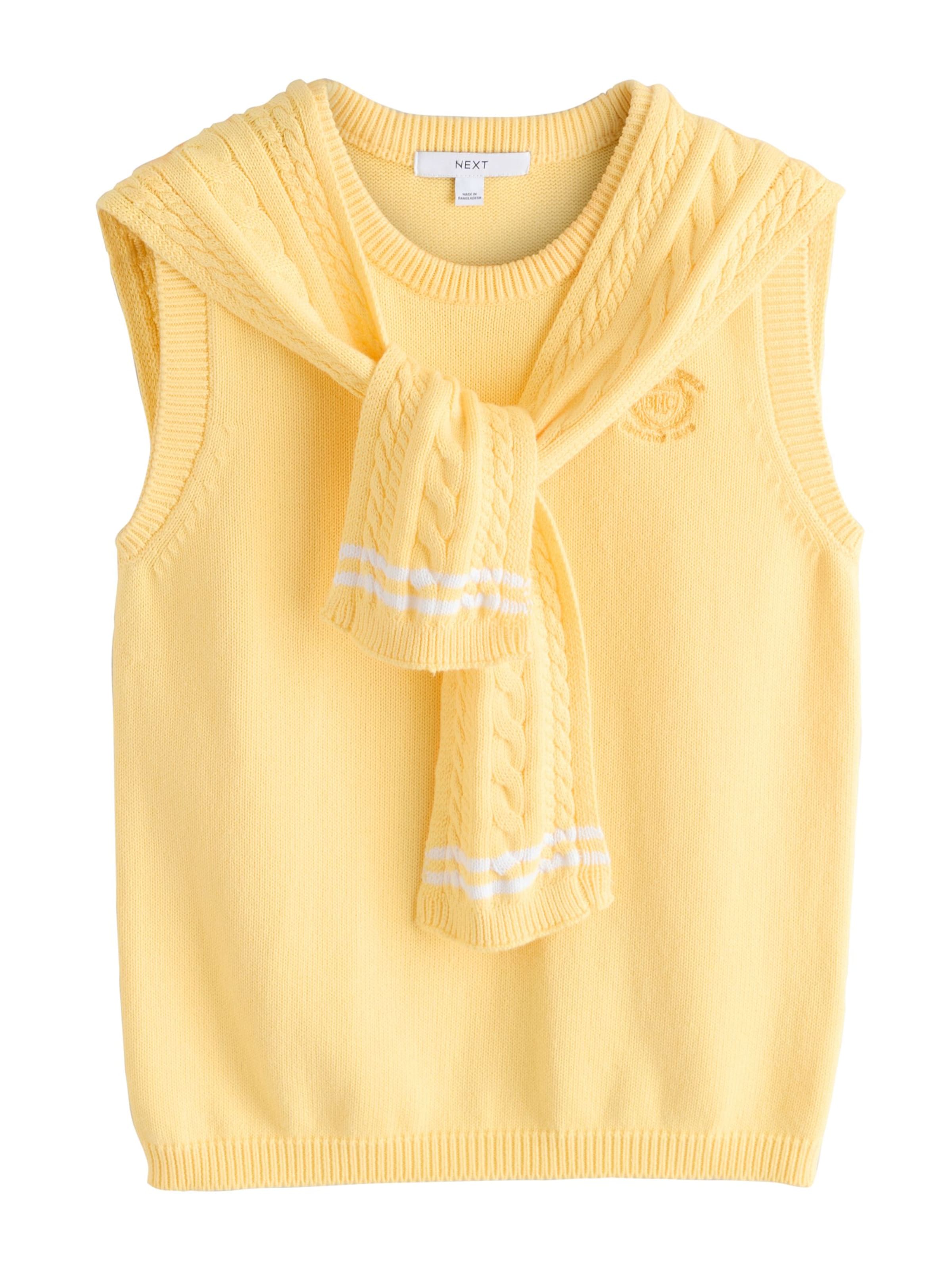 Next Trui in Geel: voorkant