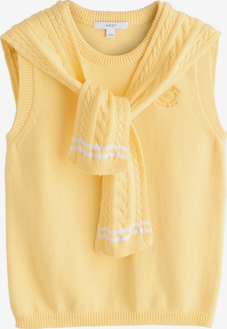 Next Pullover i gul: forside