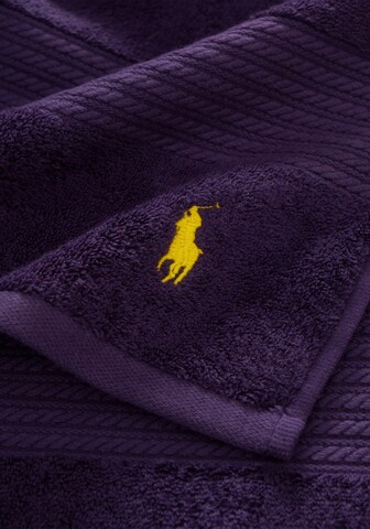 Ralph Lauren Home Washcloth 'POLO PLAYER' in Purple