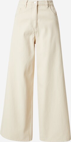 Wide leg Jeans 'DENVER' di FRENCH CONNECTION in beige: frontale