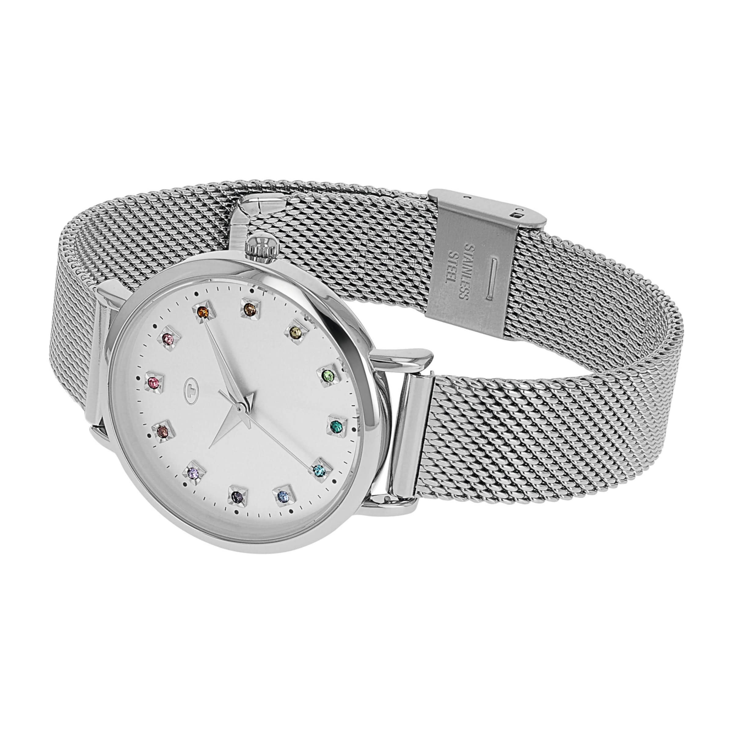 TOM TAILOR Analog Watch in Silver