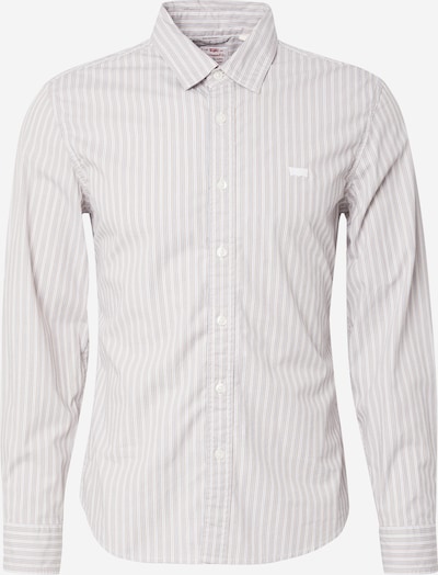 LEVI'S ® Camisa 'Battery Housemark Slim Fit Shirt' em bege escuro / marinho / branco, Vista do artigo