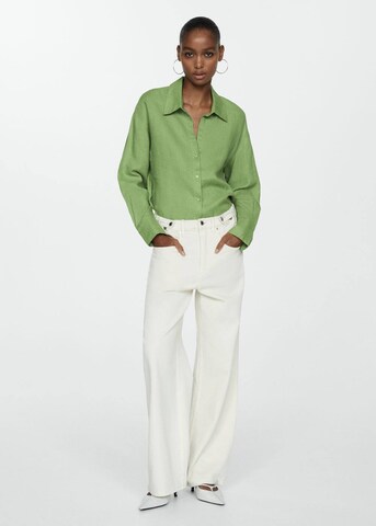 MANGO Blouse in Groen