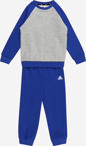 ADIDAS SPORTSWEAR Tracksuit 'Essentials Logo And' in Blue: front