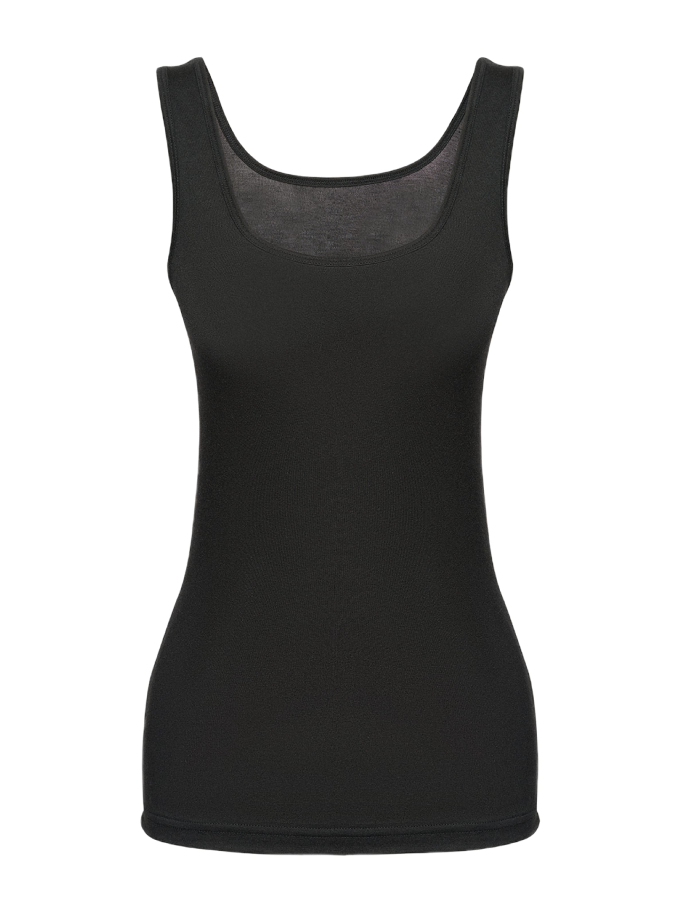 Weweus Top in Schwarz: Vorderseite