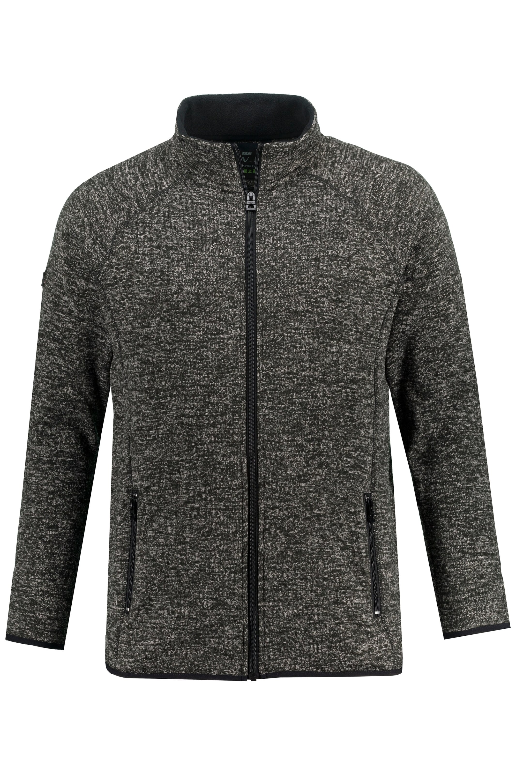 JAY-PI Sweatjacke in Grau: Vorderseite