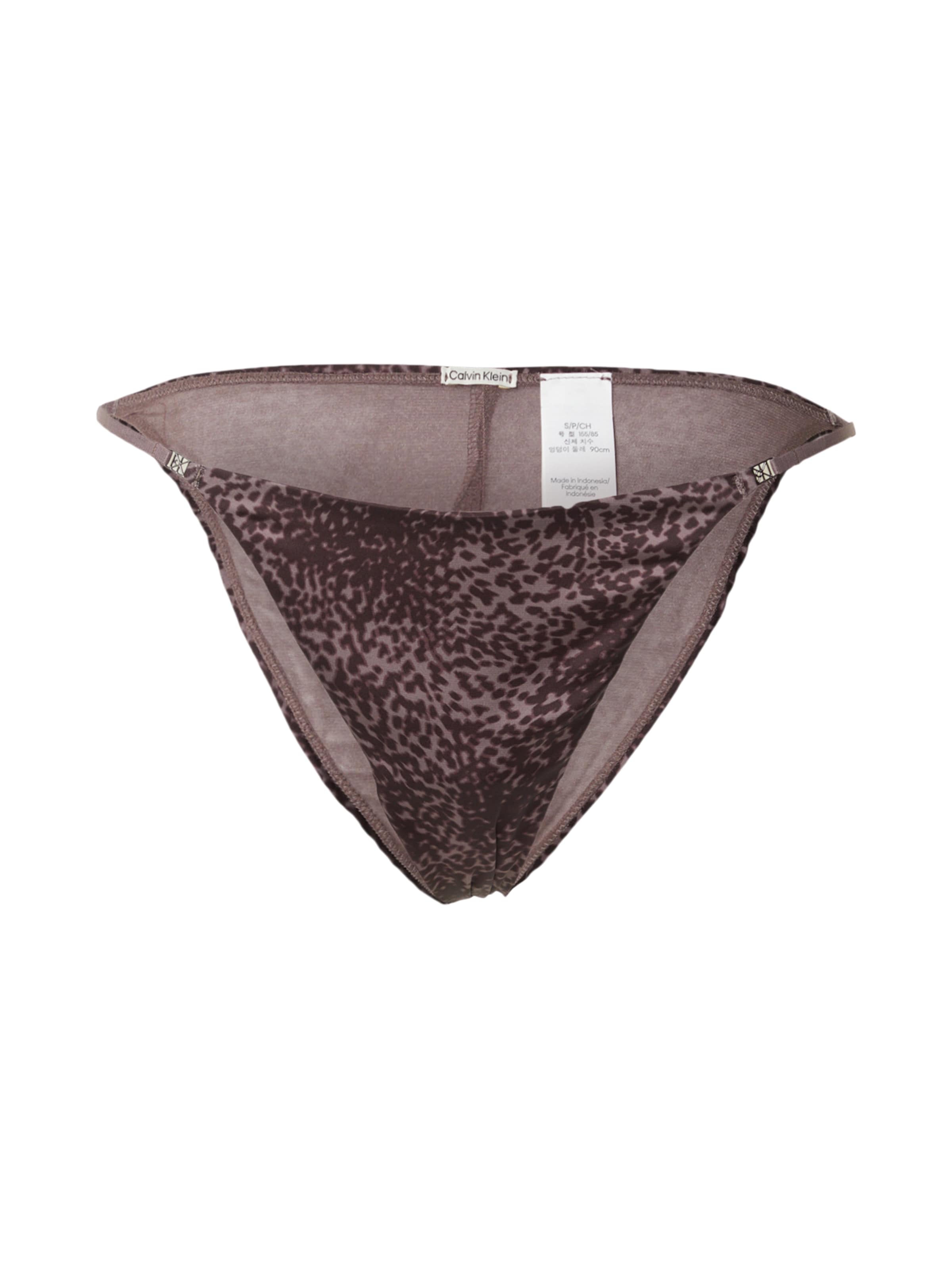 Calvin Klein Underwear Slip in Brown: front