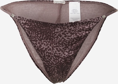 XS dydžio Moteriškos kelnaitės iš Calvin Klein Underwear, spalva – tamsiai ruda / margai ruda / burgundiško vyno spalva, Prekių apžvalga