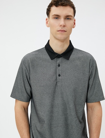 Koton Poloshirt in schwarz, Produktansicht