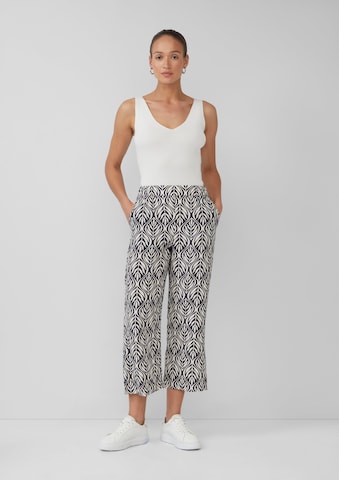 s.Oliver BLACK LABEL Wide Leg Hose in Blau: Vorderseite