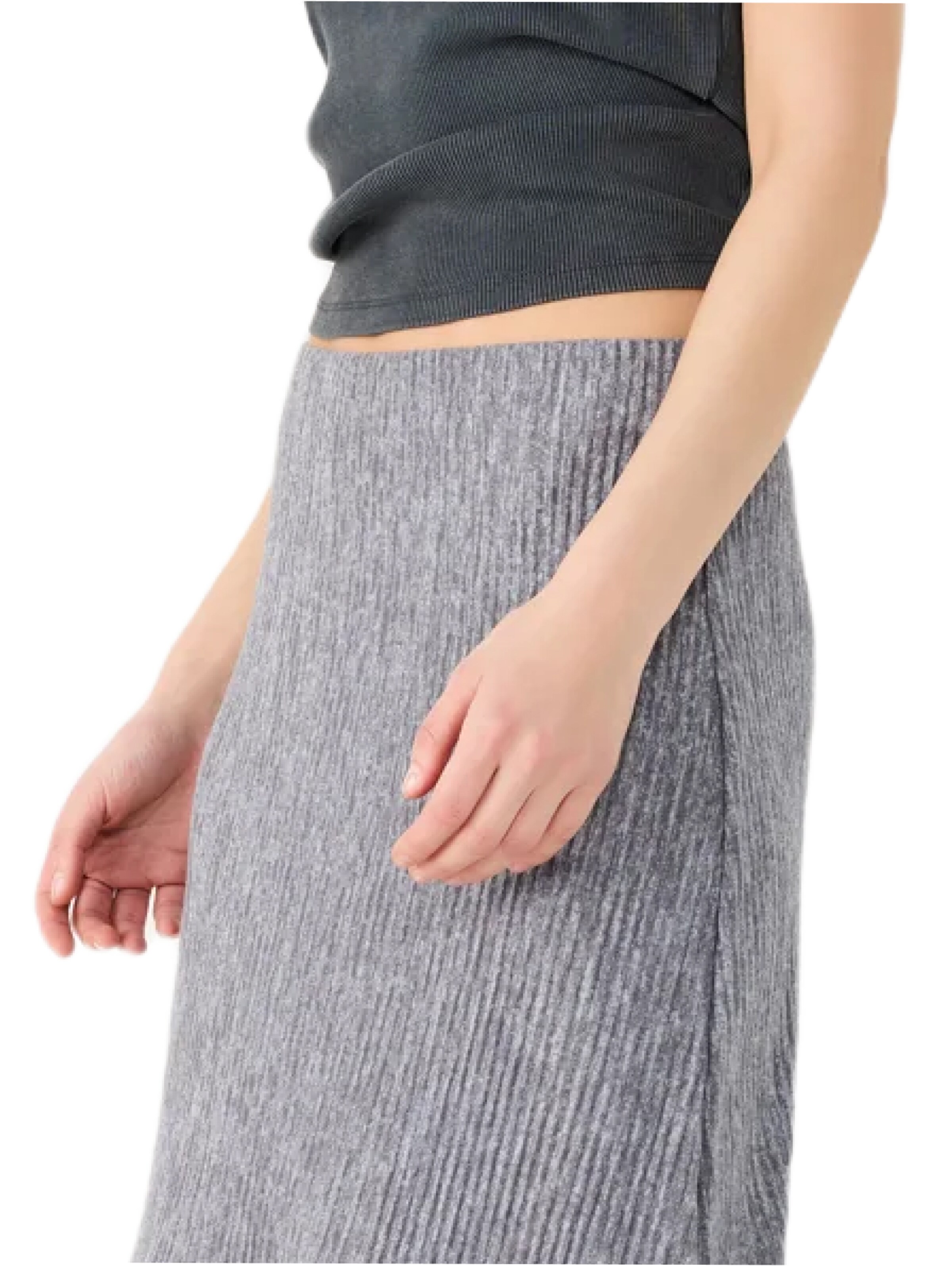 No Matter What Skirt in Grey