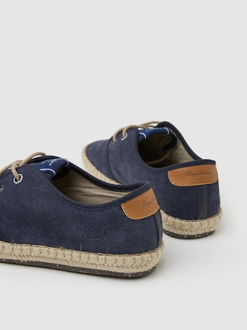 Pepe Jeans Lace-up shoe 'TOURIST CLAIC' in Blue
