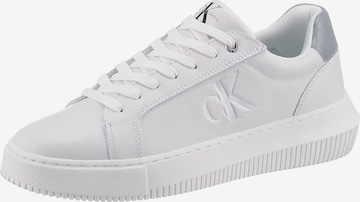 Calvin Klein Jeans Platform trainers in White: front