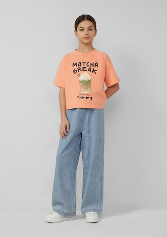 T-Shirt s.Oliver en orange : devant