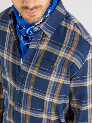 BLEND Regular Fit Hemd in Blau