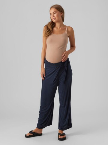 MAMALICIOUS Regular Trousers 'GIOVANNA' in Blue