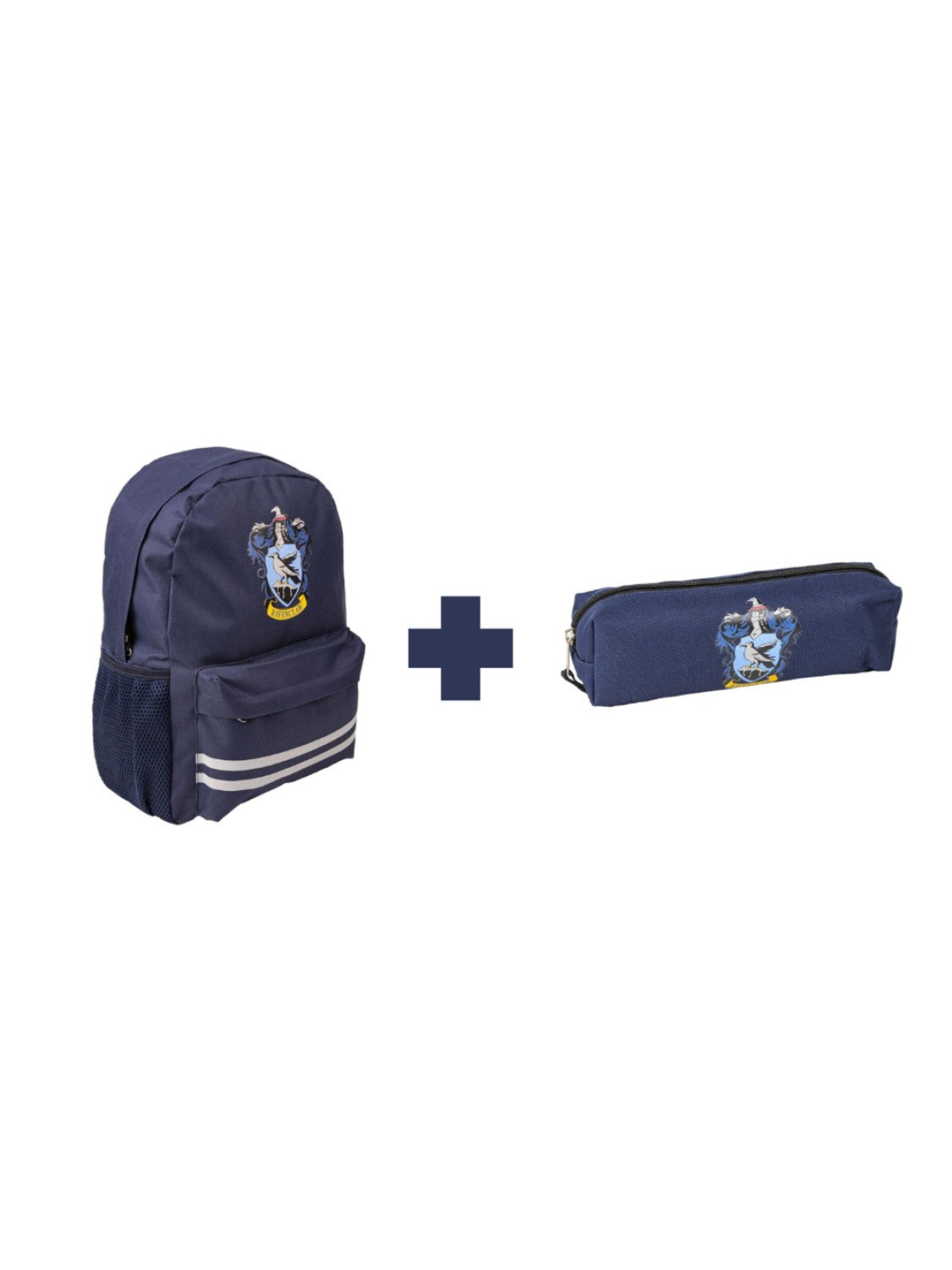 Harry Potter Backpack 'Harry Potter Rugzak + Etui Ravenclaw Hoogte 41cm' in Blue: front