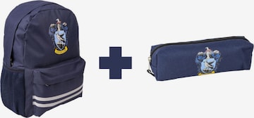 Harry Potter Backpack 'Harry Potter Rugzak + Etui Ravenclaw Hoogte 41cm' in Blue: front